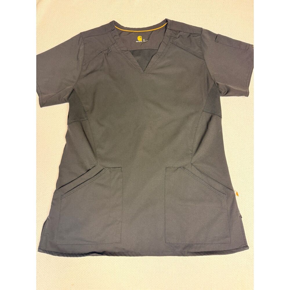 Carhartt Force Women's Scrub Top – Black – Size Small